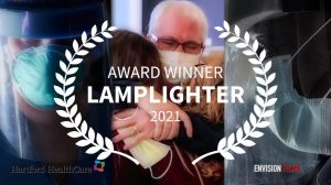 Jeffrey Teitler, Rebecca Stewart, Nick Dethlefsen and Hartford HealthCare win Lamplighter
