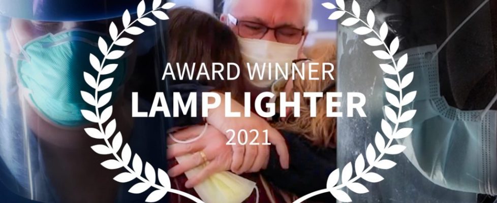 Jeffrey Teitler, Rebecca Stewart, Nick Dethlefsen and Hartford HealthCare win Lamplighter